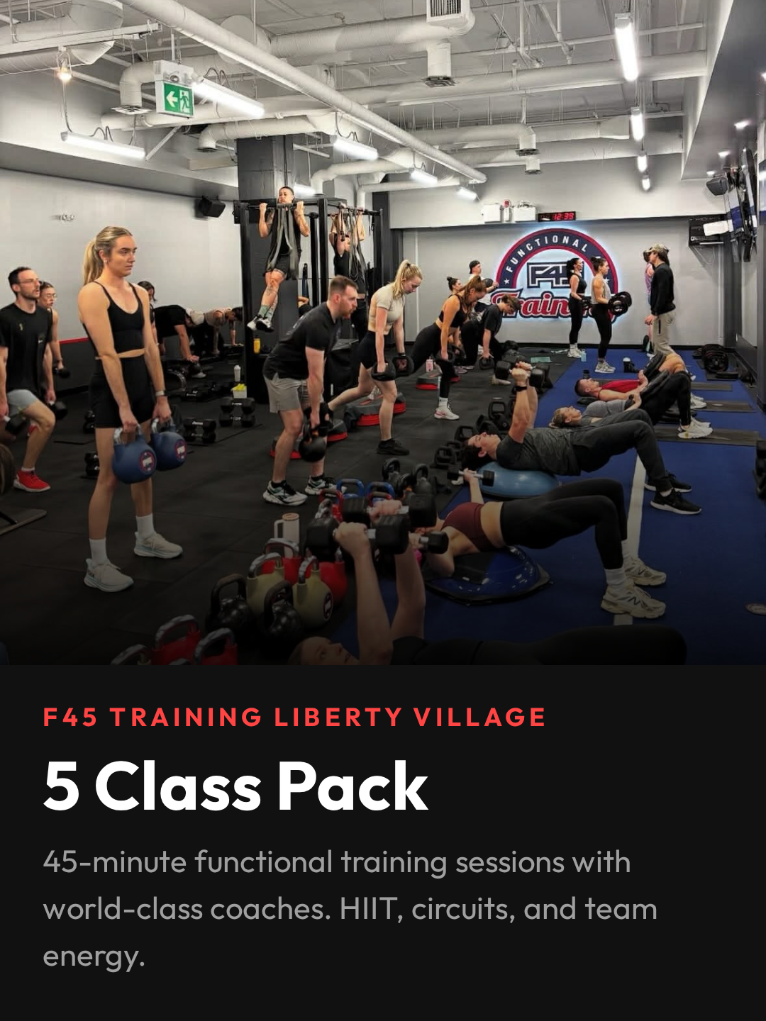 F45 Training 5 Class Pack