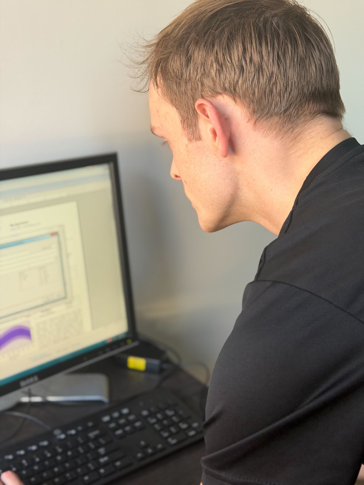 Reviewing DEXA scan results at BodyStats Yaletown