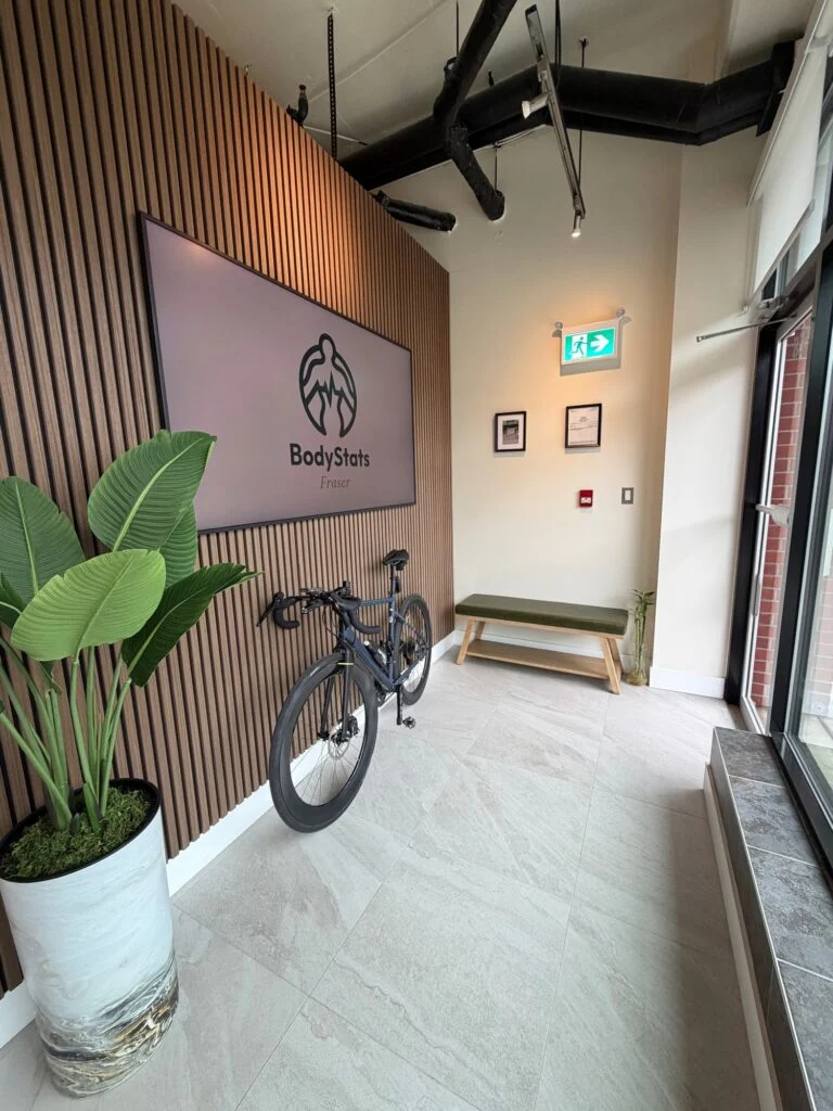 Wide view of the BodyStats Fraser lobby on Fraser Street